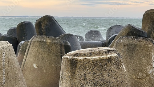 Beach in winter series