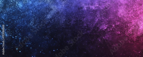 Purple black blue dark glowing grainy gradient background noise texture poster header banner design copy space