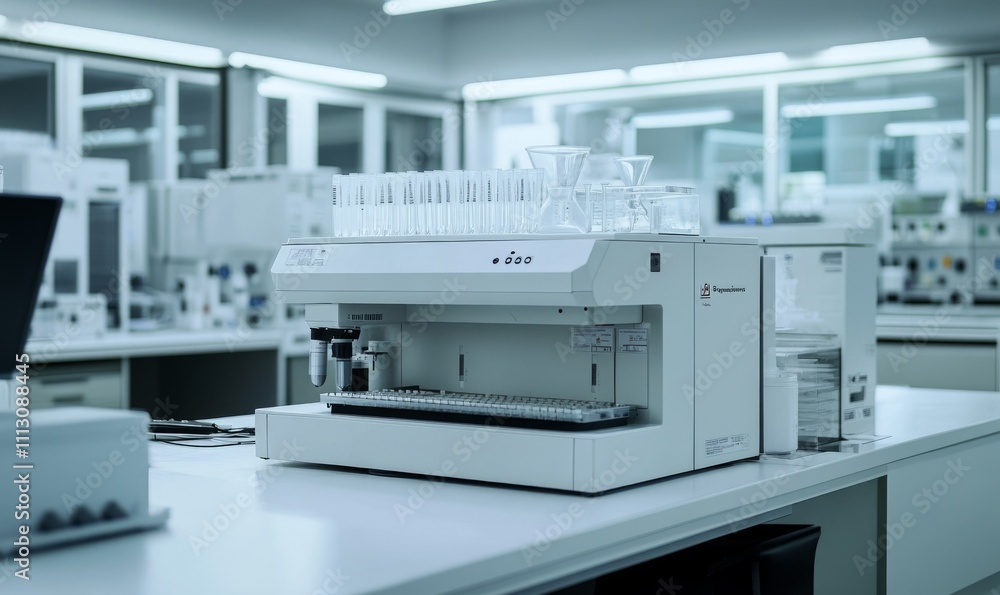 Newsletter with detailed scientific data and research highlights, positioned on a white lab bench, with a backdrop of neatly organized lab instruments and a spotless laboratory environment. Newsletter with detailed scientific data and research highlights, positioned on a white lab bench, with a backdrop of neatly organized lab instruments and a spotless laboratory environment.