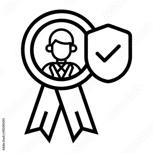 trustworthy Line Icon