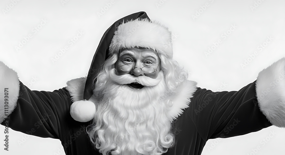 Obraz premium 산타 클로스 크리스마스 이벤트 세일 행사