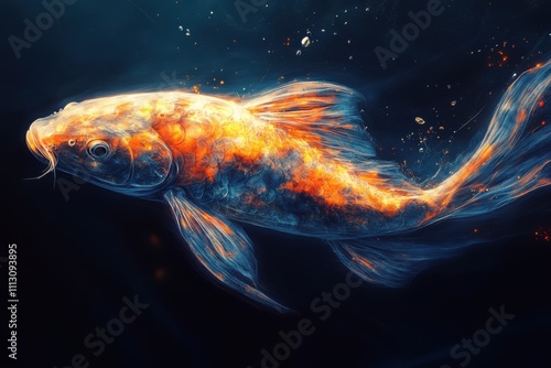 goldfish in water
