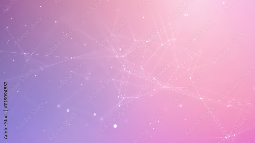 Fototapeta premium Abstract Colorful Background with Connected Points and Lines