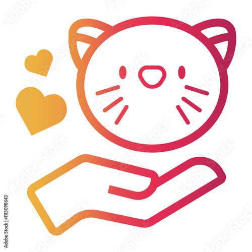 bff Line Gradient Icon