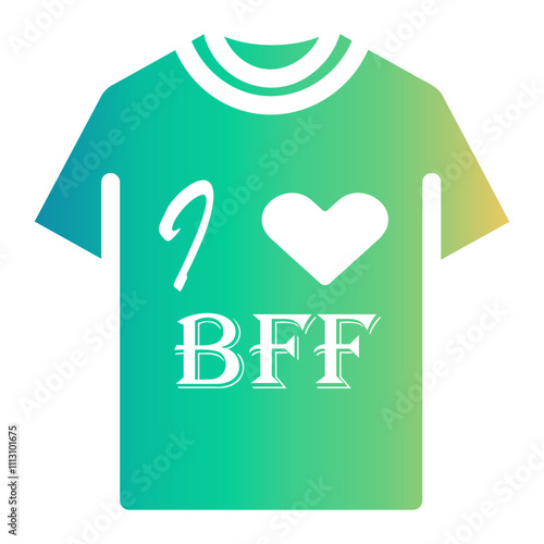 tshirt Gradient icon