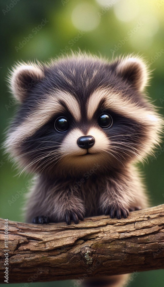 Niedlicher Waschbär Niedlicher Waschbär