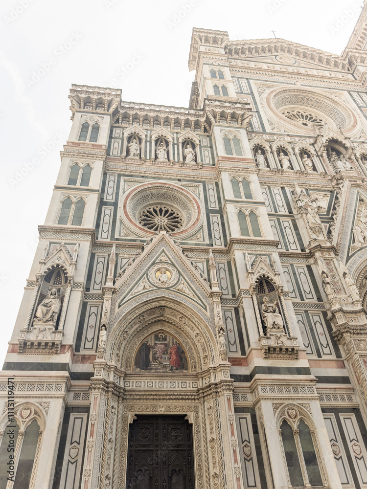 Church of Santa Maria de Fiore with the Gioto bell tower in Florence Church of Santa Maria de Fiore with the Gioto bell tower in Florence
