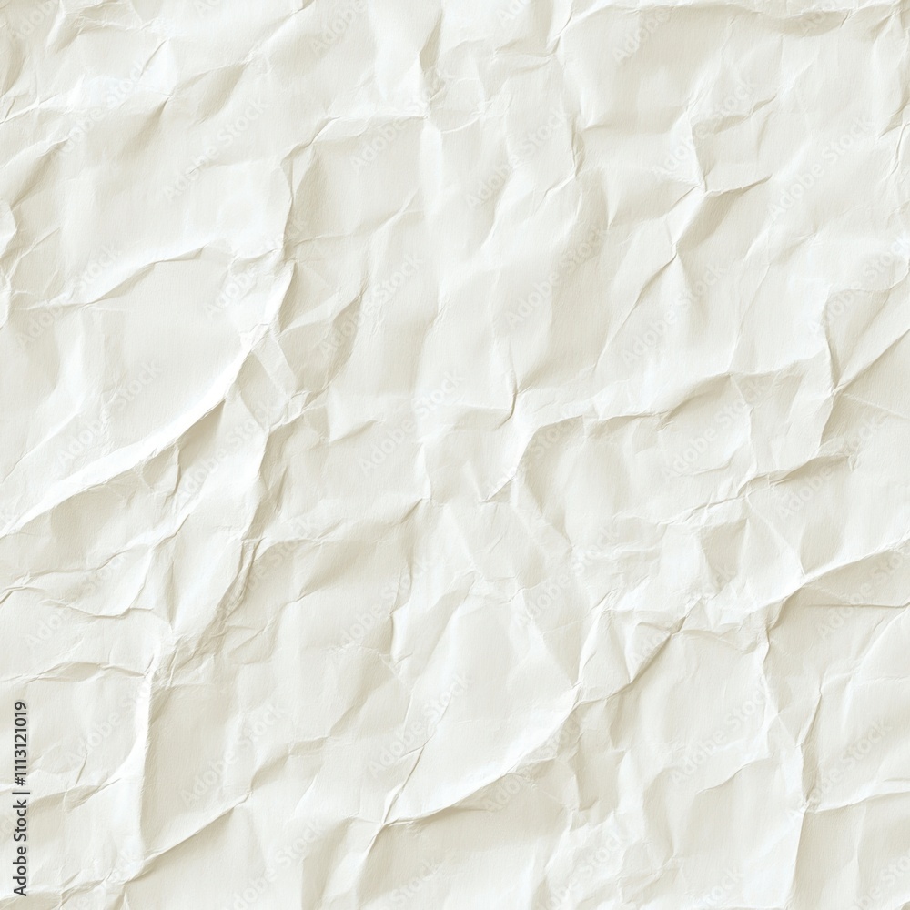 Crumpled and Wrinkled Paper Texture Crumpled and Wrinkled Paper Texture