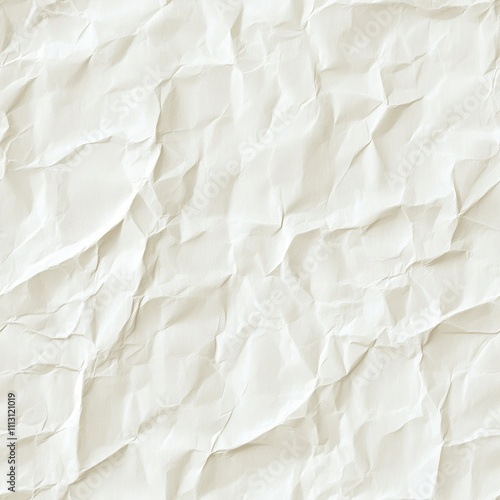 Crumpled and Wrinkled Paper Texture