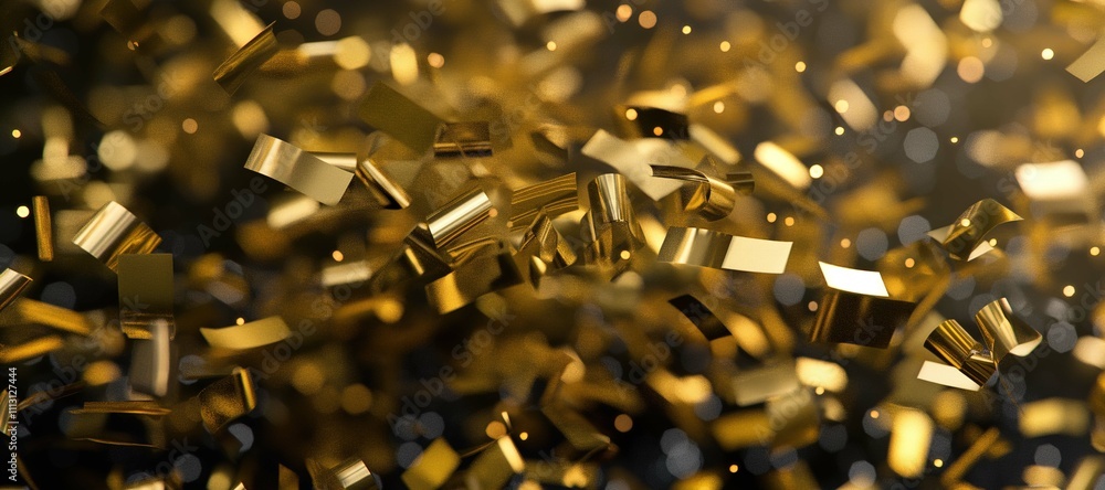 gold sparkling party confetti ribbon frame background 25 gold sparkling party confetti ribbon frame background 25