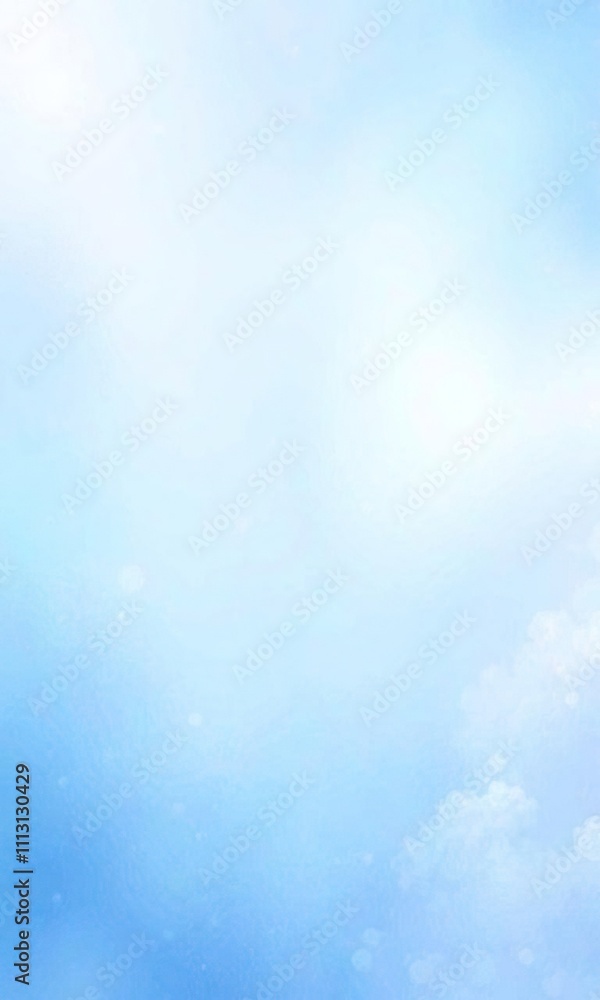 Obraz premium A light blue and white ombre background with subtle hints of gold and purple accents, metallic accents, ombre