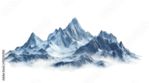 Mountain peak transparent background