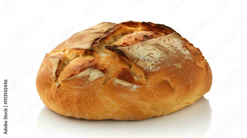 Realistic photo of freshly baked bread loaf and baguette
Realistic photo of freshly baked bread loaf and baguette