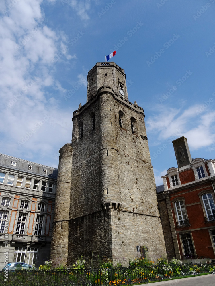 Fototapeta premium Pas de Calais, ville de Boulogne sur Mer