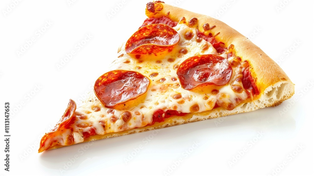 Hyperrealistic image of a pepperoni pizza slice
Hyperrealistic image of a pepperoni pizza slice