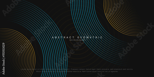 Geometric abstract background. Minimal geometric. Trendy gradient shape design. Modern futuristic graphic. Suit for banner, brochure, business.