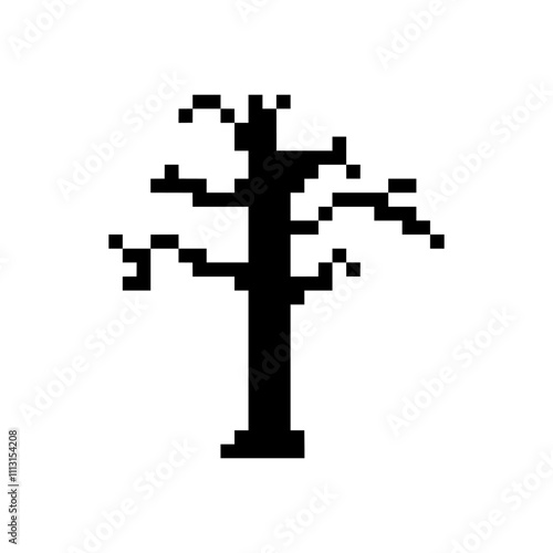 autumn tree pixel art for your needs