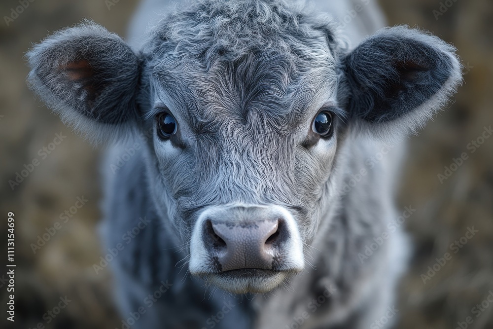 Cow with unique features resembles popular rapper in a farm setting during afternoon Cow with unique features resembles popular rapper in a farm setting during afternoon