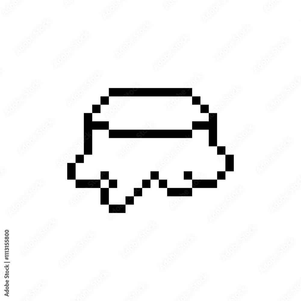 Fototapeta premium tree log pixel art for your needs 