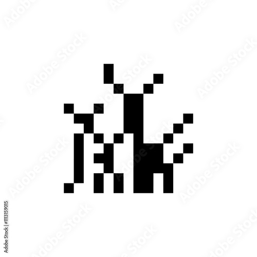 orange foliage pixel art for your needs