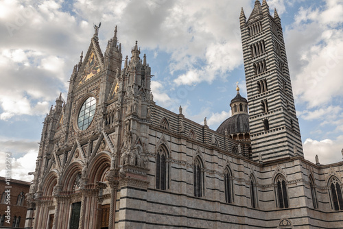 siena cathedral in italy photo