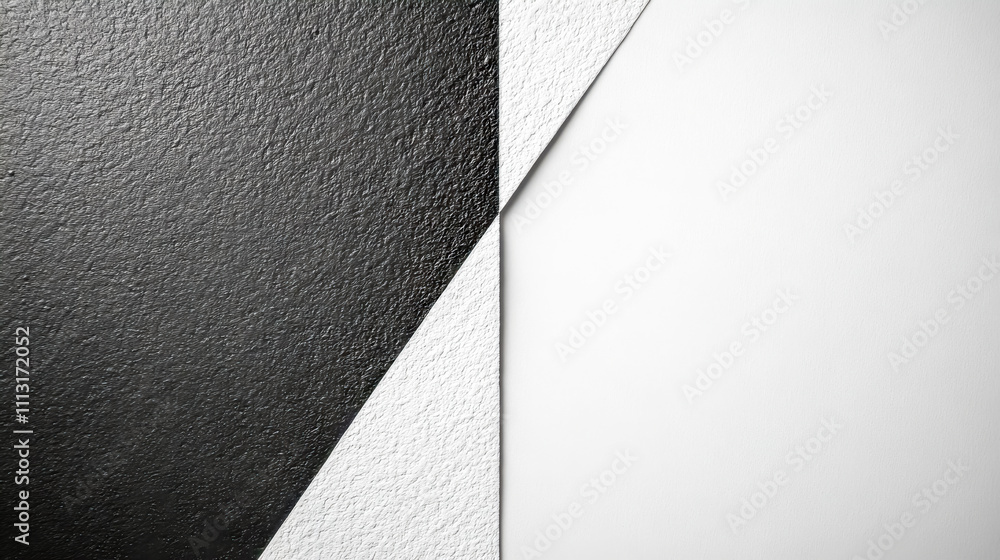 Black and white abstract background creating contrast and division Black and white abstract background creating contrast and division
