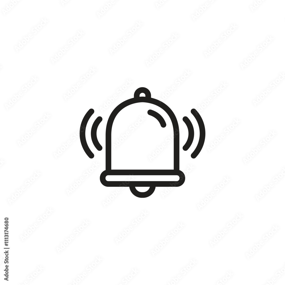 Obraz premium Notification bell icon set vector illustration