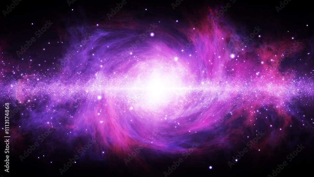 Obraz premium 宇宙の銀河の背景素材 
