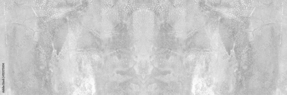 Naklejka premium Old wall panorama texture cement dirty gray with black background abstract grey and silver color design are light with white background.