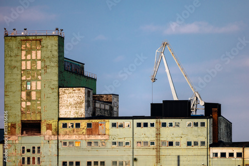 Abandoned factory photo