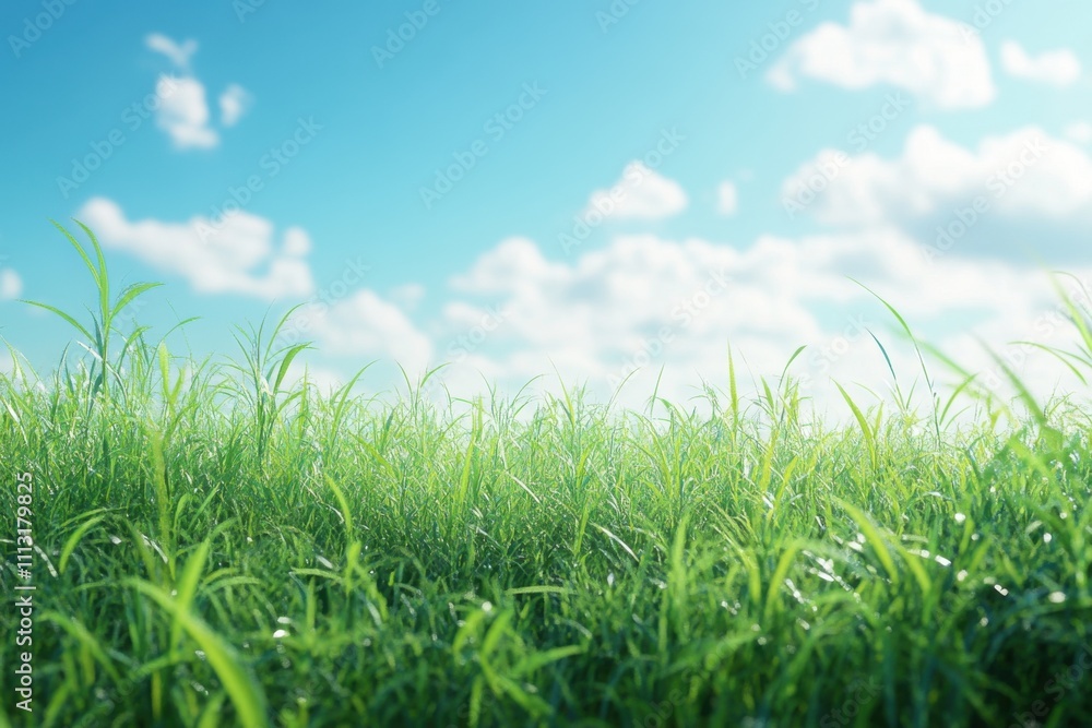 Fototapeta premium grass and sky