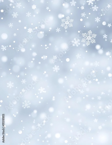 christmas background with snowflakes