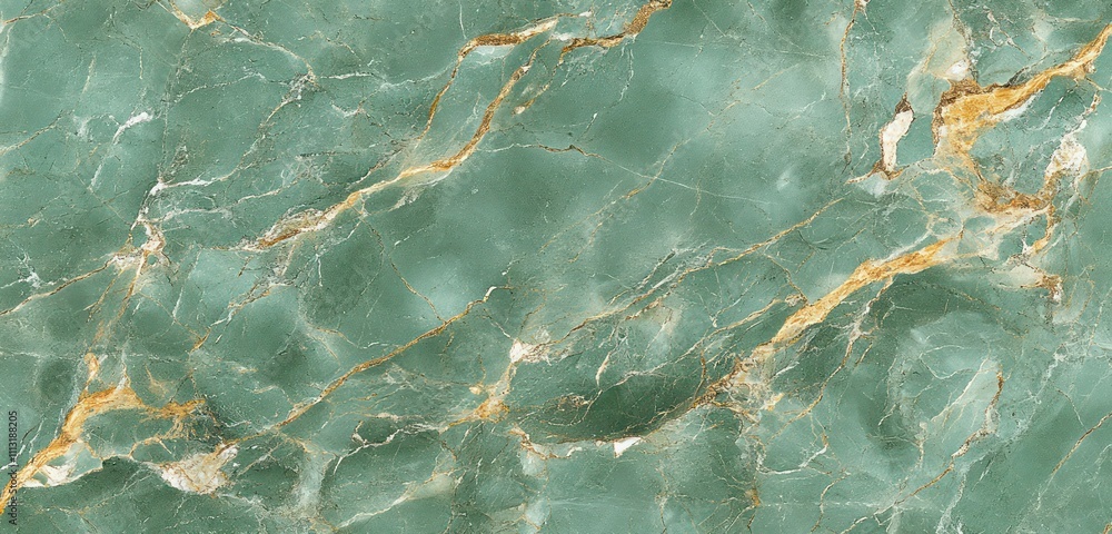 Smooth green marble flooring with fine golden veins, showcased from a wide angle to reveal a natural luxury. Smooth green marble flooring with fine golden veins, showcased from a wide angle to reveal a natural luxury.