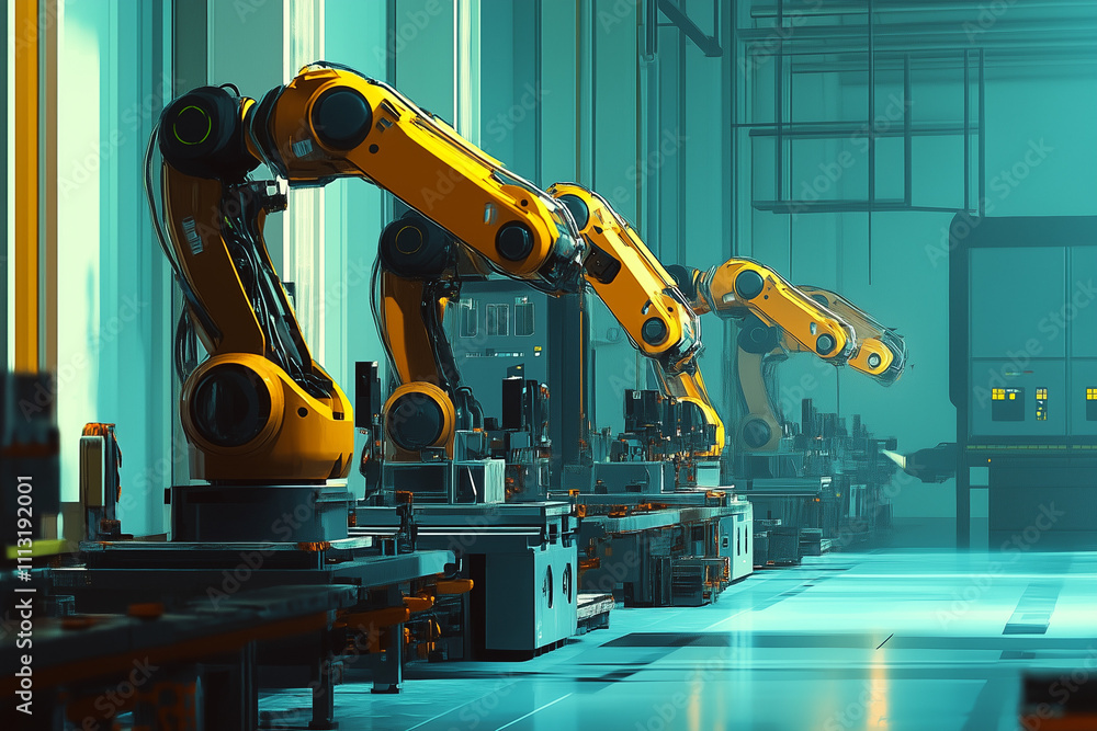 Industrial Precision: High-Tech Robotic Arms in Action Industrial Precision: High-Tech Robotic Arms in Action