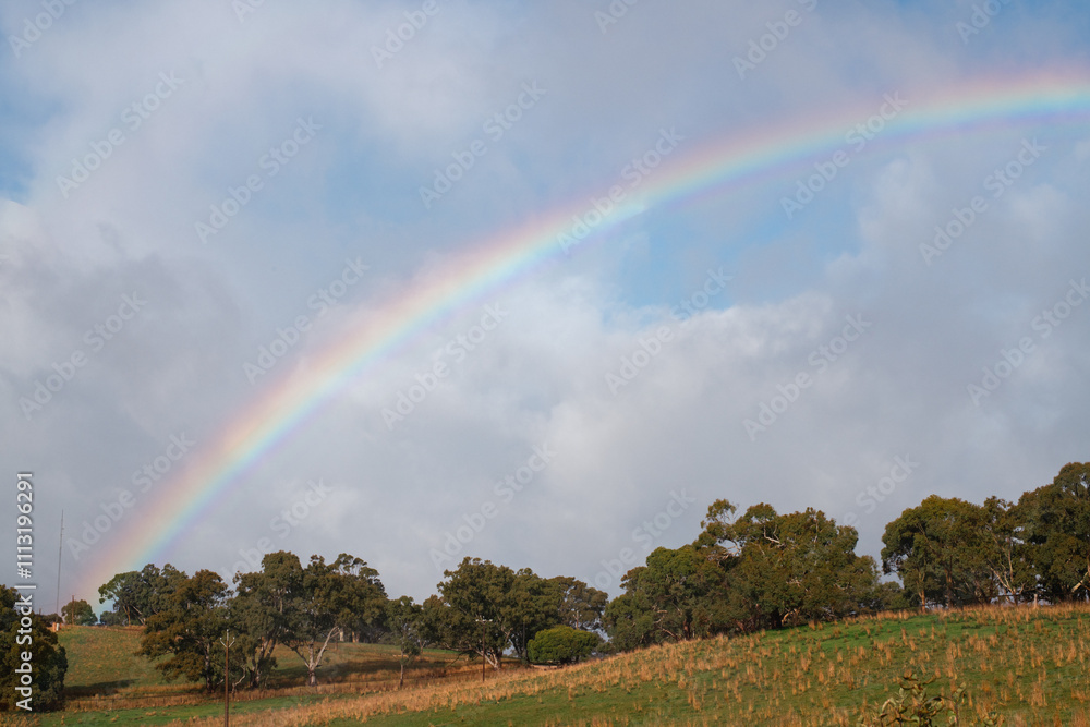 rainbow and clouds rainbow and clouds