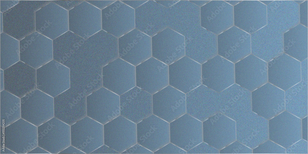 Abstract pattern with hexagonal white and gray technology line paper ...