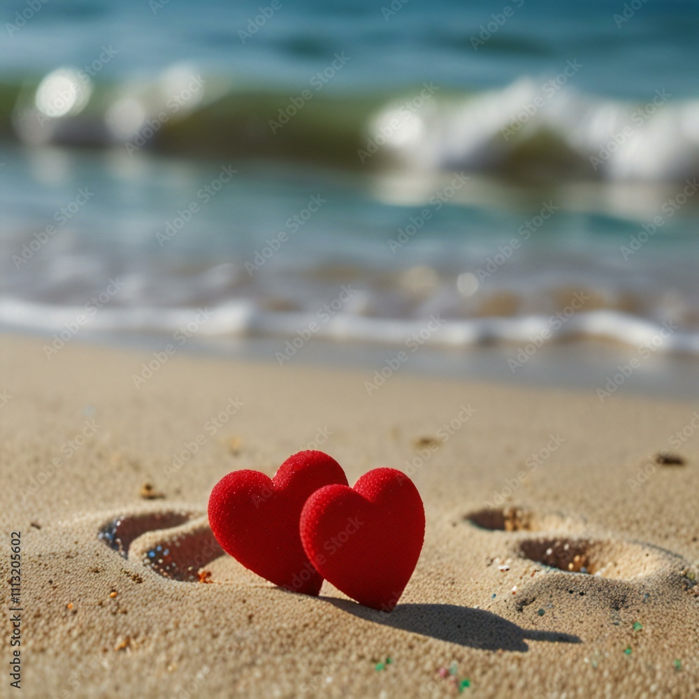 heart on the sand heart on the sand