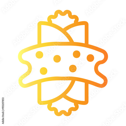 enchilada Line Gradient Icon
