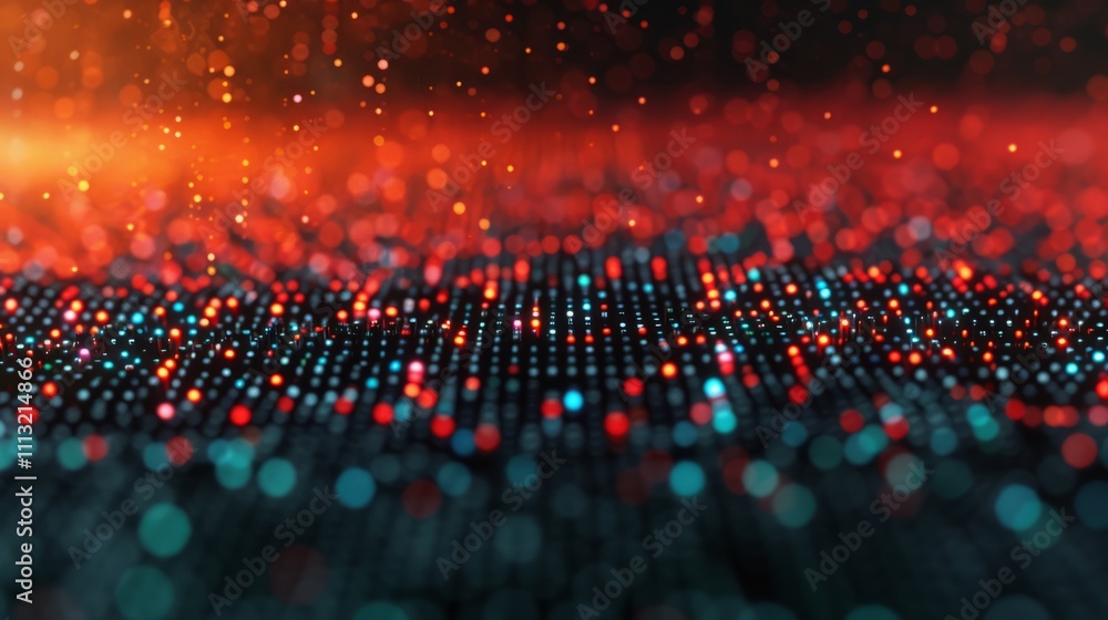 Obraz premium Colorful abstract light patterns