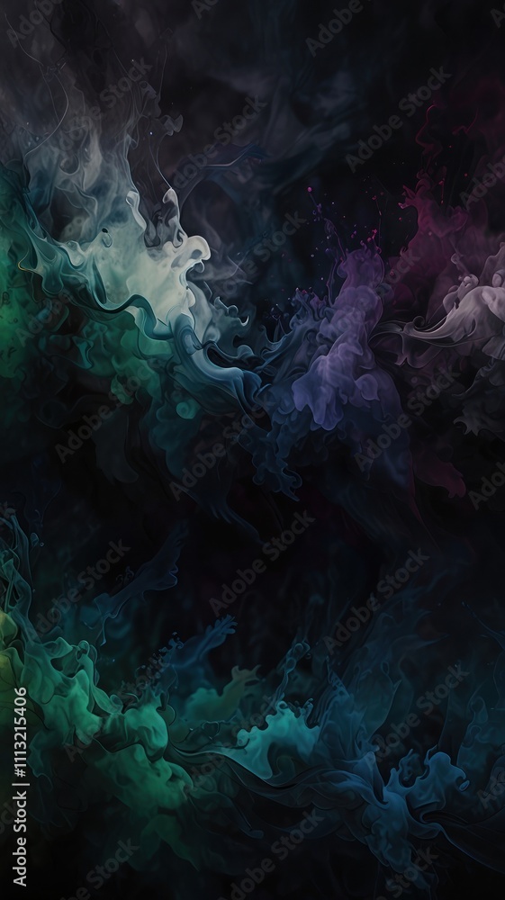 Obraz premium Dark Abstract Nebula