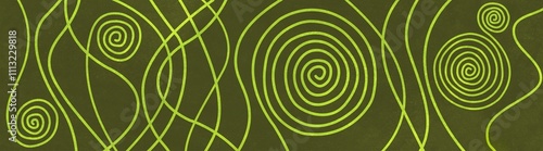 Wide format modern 
celtic design