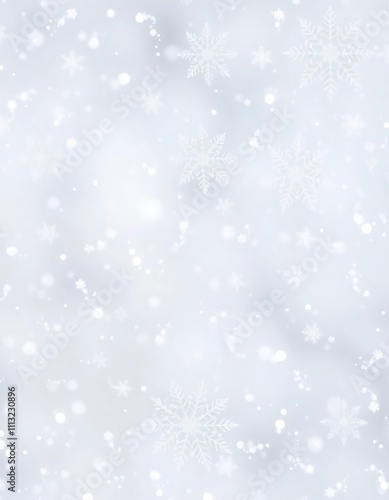 Wallpaper Mural christmas background with snowflakes Torontodigital.ca