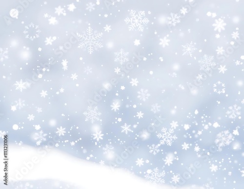 Wallpaper Mural background with snowflakes Torontodigital.ca