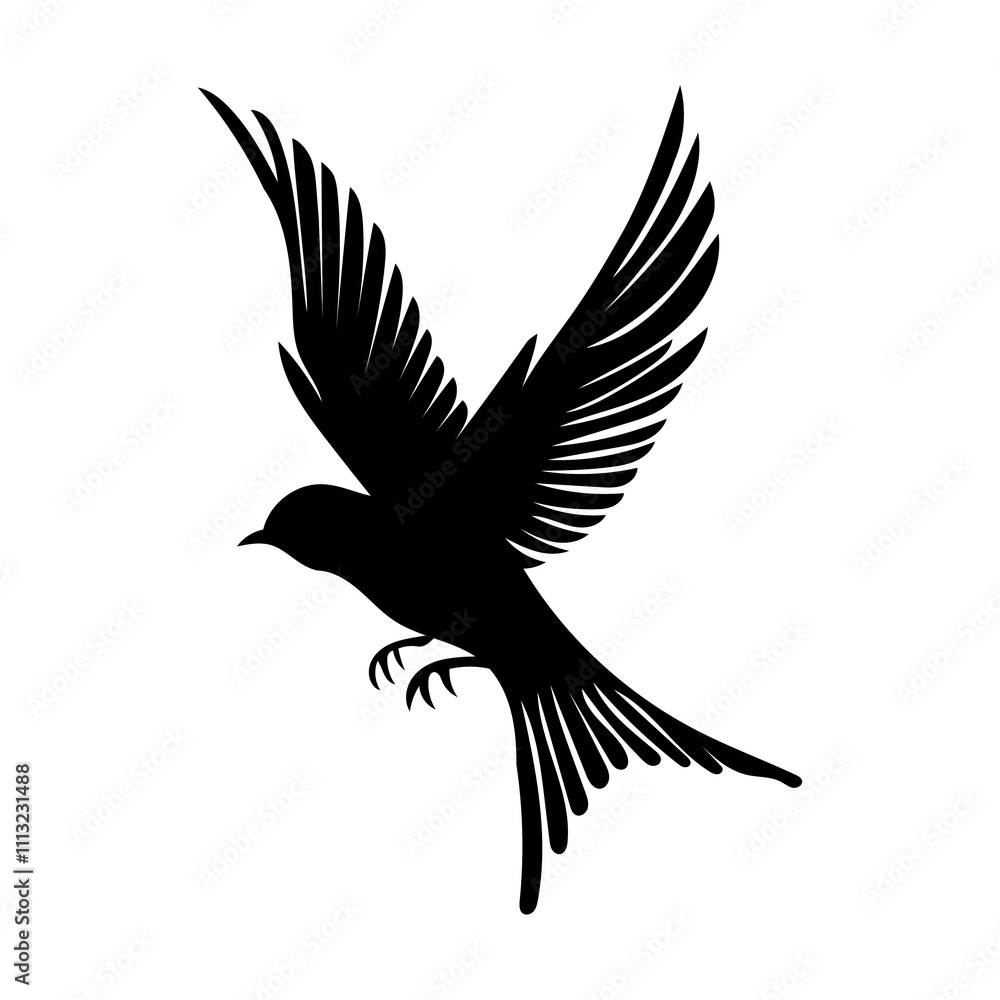 Obraz premium 鳥 シルエット