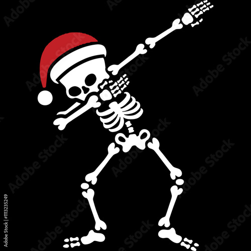 Dab Esqueleto Navidad