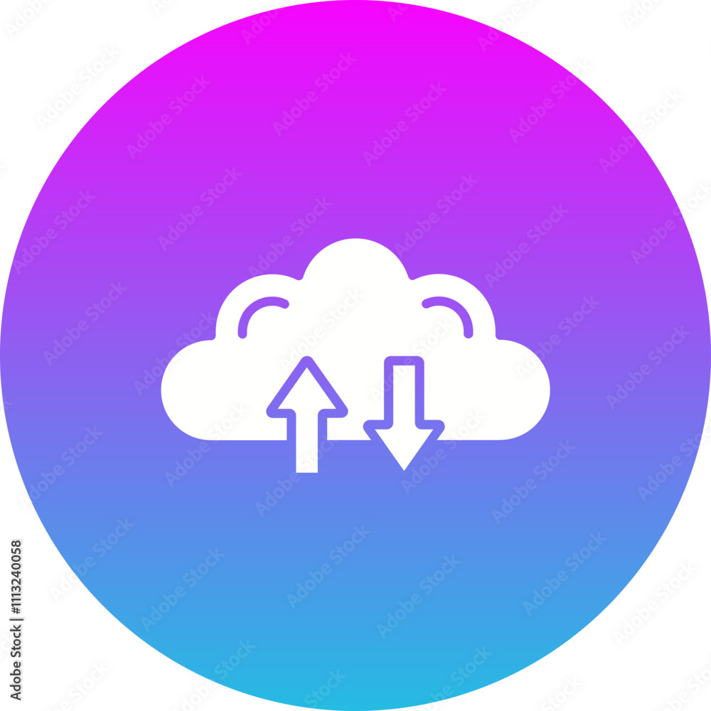 Cloud Uploading Icon Cloud Uploading Icon