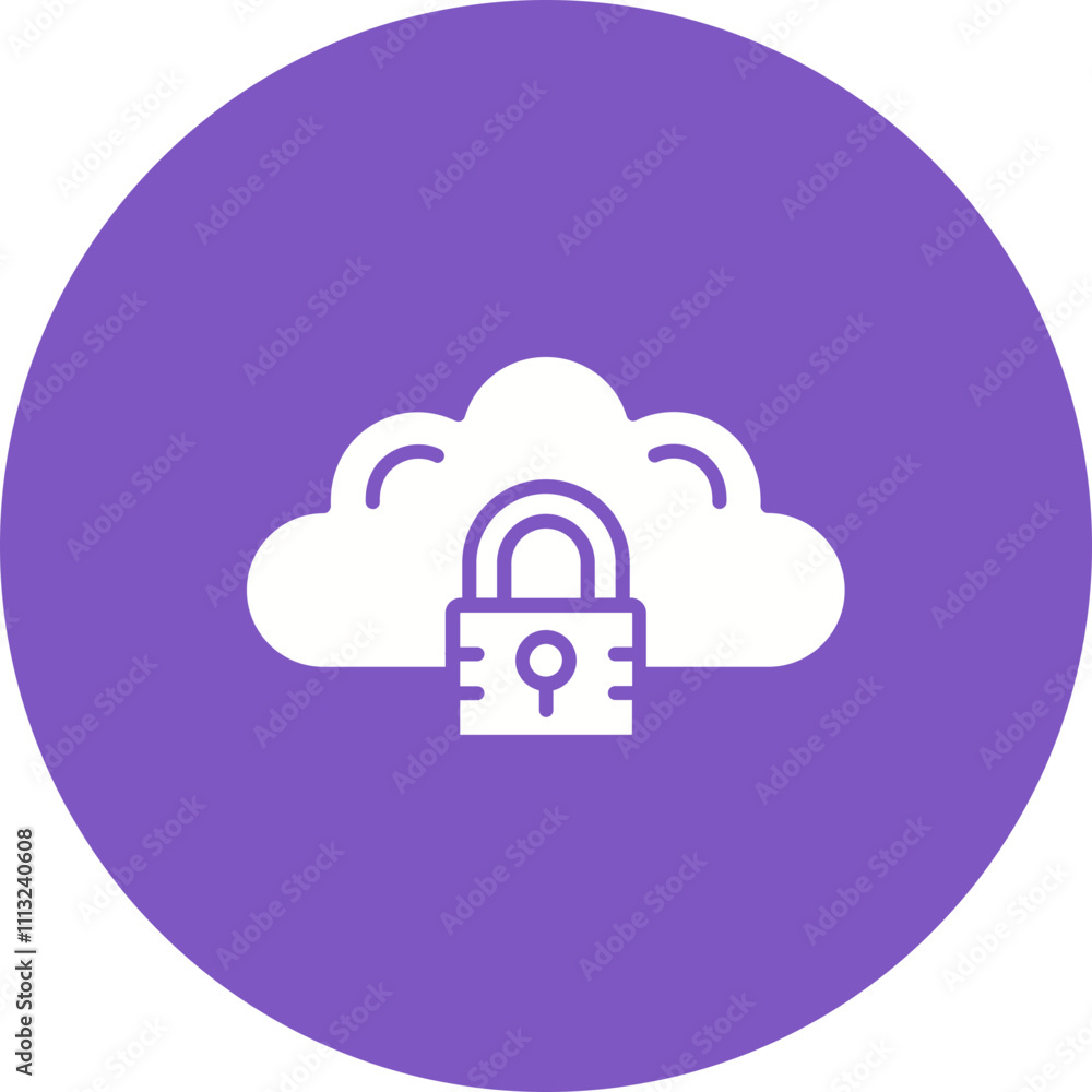 Cloud Lock Icon