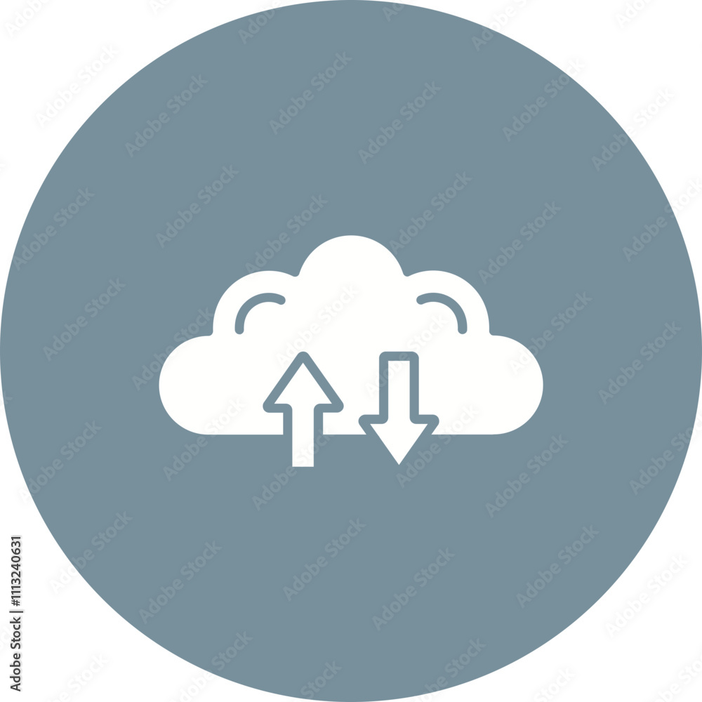Cloud Uploading Icon Cloud Uploading Icon