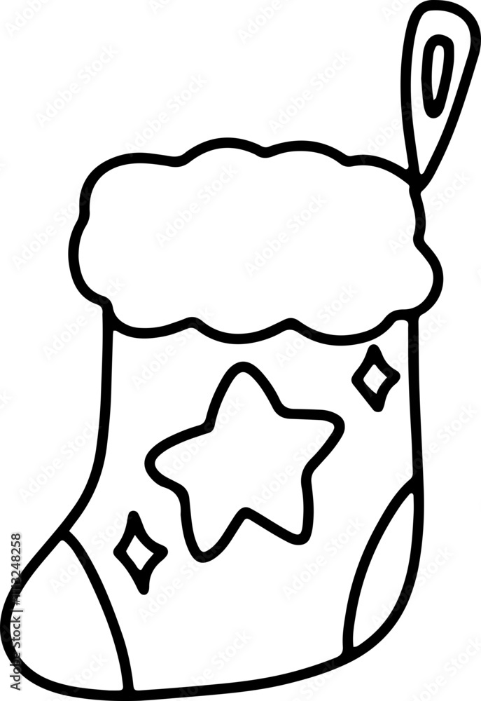 Cute children Christmas Cute hand drawn Elements Illustration cards Cute children Christmas Cute hand drawn Elements Illustration cards