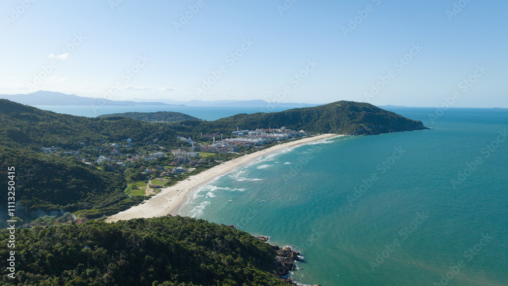 Praia brava beach in Florianopolis, Santa Catarina, Brazil. Praia brava beach in Florianopolis, Santa Catarina, Brazil.